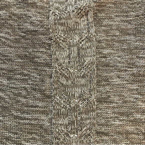 ROXY Grey Open Front Cotton Cardigan - Size Small - Picture 7 of 10